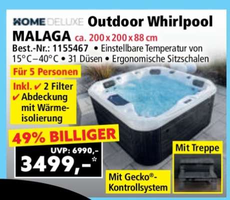Outdoor Whirlpool MALAGA