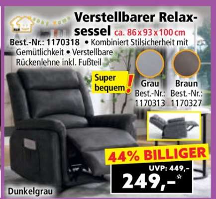 Verstellbarer Relaxsessel