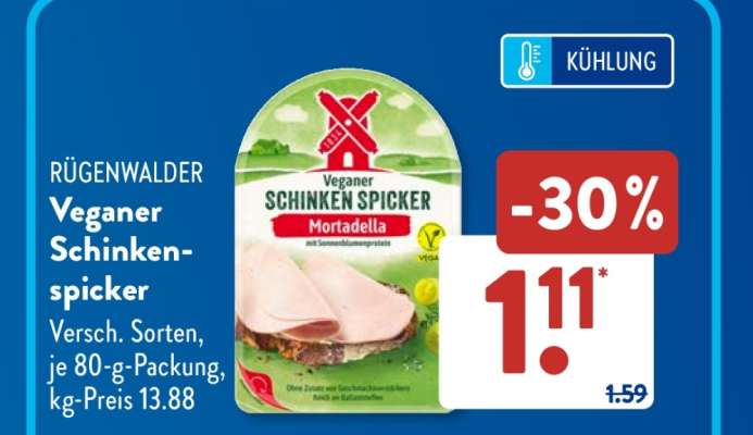 Rügenwalder Veganer Schinken Spicker