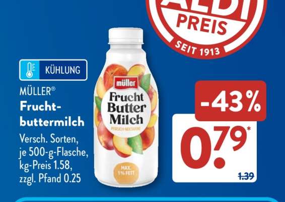 Müller Fruchtbuttermilch