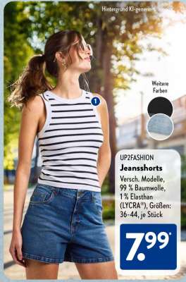 UP2FASHION Jeansshorts