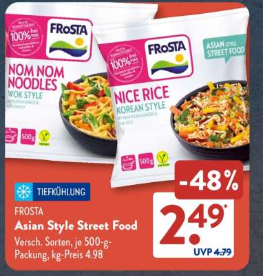 FROSTA Asian Style Street Food