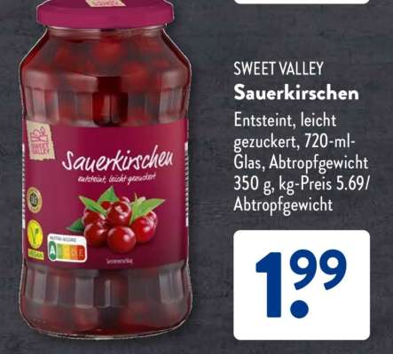 SWEET VALLEY Sauerkirschen