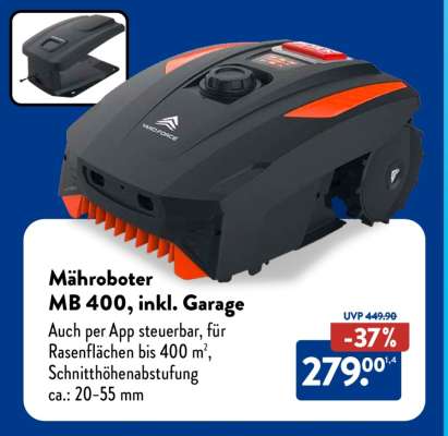 Mähroboter MB 400, inkl. Garage