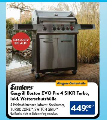 Enders Gasgrill Boston EVO Pro 4 SIKR Turbo