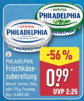 PHILADELPHIA Frischkäsezubereitung