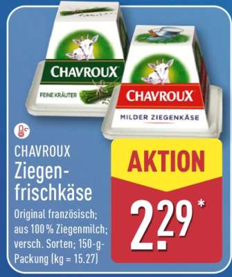 CHAVROUX Ziegenfrischkäse