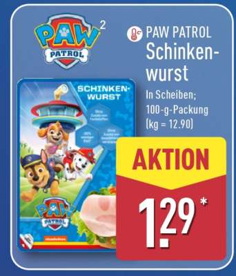 Paw Patrol Schinkenwurst