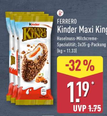 Kinder Maxi King