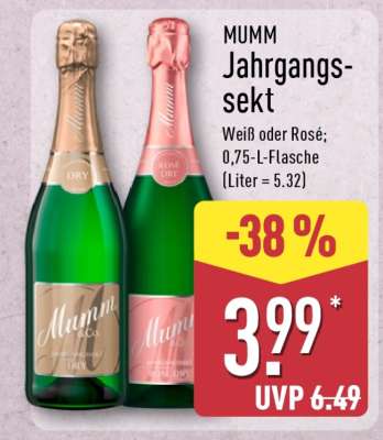 Mumm Jahrgangssekt