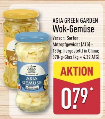 ASIA GREEN GARDEN Wok-Gemüse