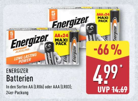 Energizer Batterien