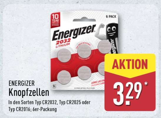 Energizer Knopfzellen