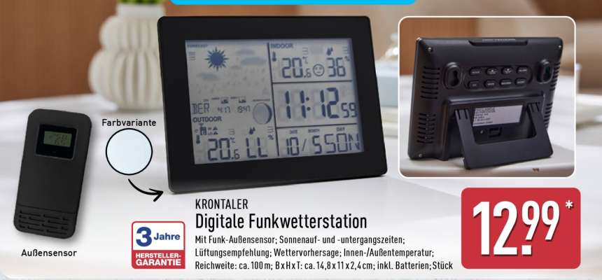 KRONTALER Digitale Funkwetterstation