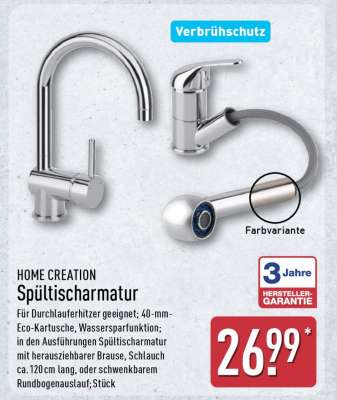 HOME CREATION Spültischarmatur