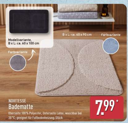 NOVITESSE Badematte