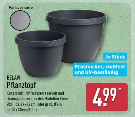 BELAVI Pflanztopf