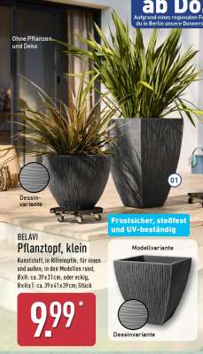 BELAVI Pflanztopf, klein