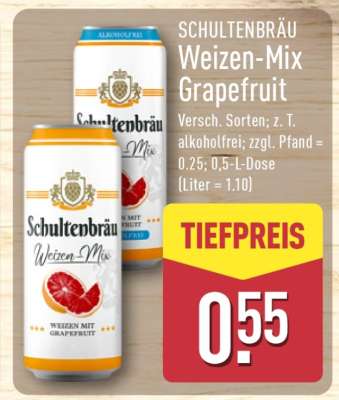 SCHULTENBRÄU Weizen-Mix Grapefruit