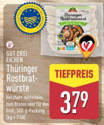 GUT DREI EICHEN Thüringer Rostbratwürste
