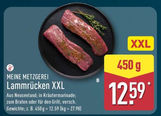 Lammrücken XXL