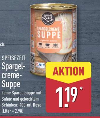 SPEISEZEIT Spargelcreme-Suppe