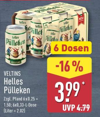 Veltins Helles Pülleken