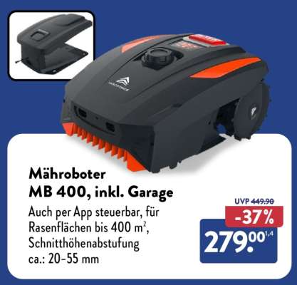 Mähroboter MB 400, inkl. Garage