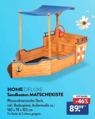 Sandkasten Matschekiste