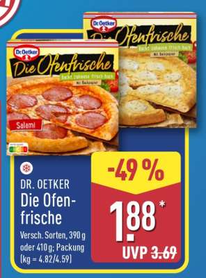 Die Ofenfrische