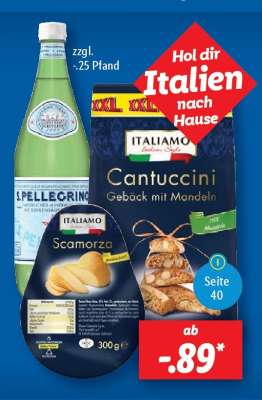 ITALIAMO Cantuccini Gebäck mit Mandeln
