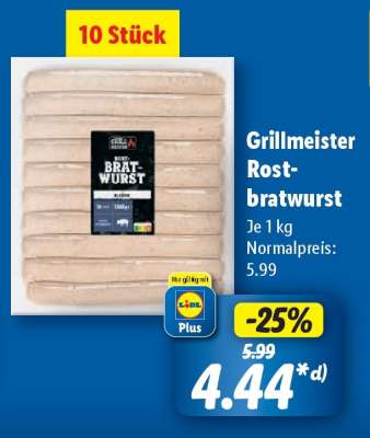 Grillmeister Rostbratwurst