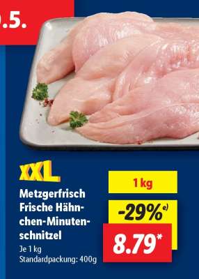 Metzgerfrisch Frische Hähnchen-Minuten-schnitzel