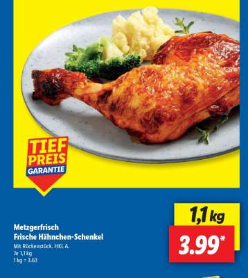 Metzgerfrisch Frische Hähnchen-Schenkel