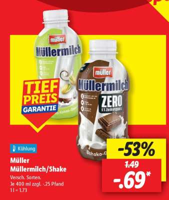 Müller Müllermilch/Shake