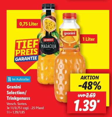 Granini Selection / Trinkgenuss