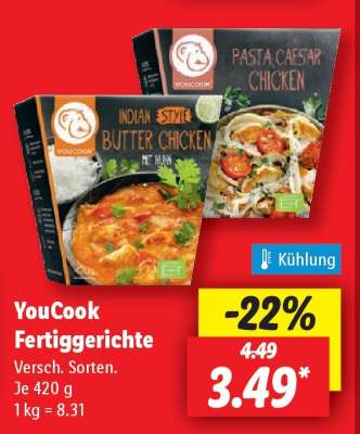 Youcook Fertiggerichte