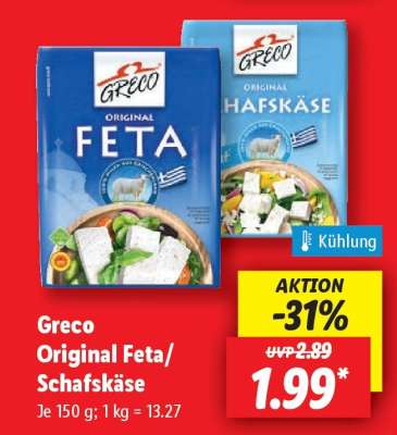 Greco Original Feta/Schafskäse