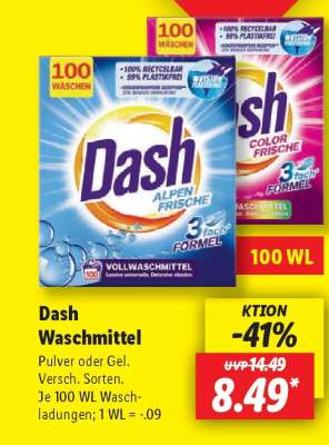 Dash Waschmittel*