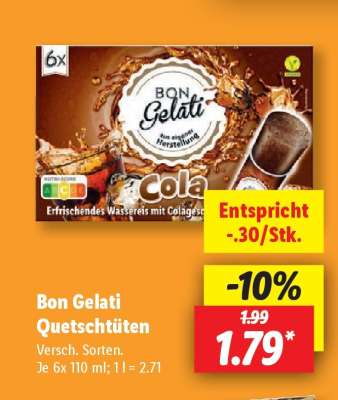 Bon Gelati Quetschtüten