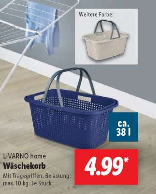 LIVARNO home Wäschekorb