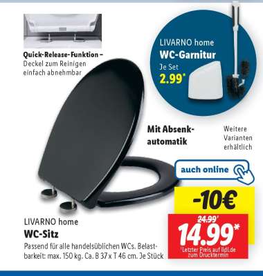 LIVARNO home WC-Sitz
