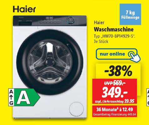 Haier Waschmaschine