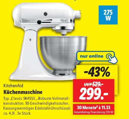 KitchenAid Küchenmaschine