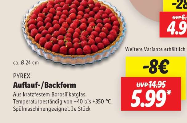 PYREX Auflauf-/Backform