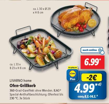 LIVARNO home Ofen-Grillkorb