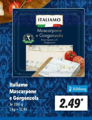 Italiamo Mascarpone e Gorgonzola