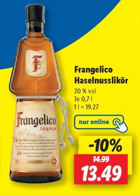FRANGELICO Haselnusslikör