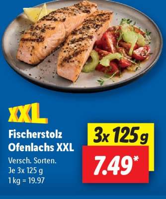 Fischerstolz Ofenlachs XXL