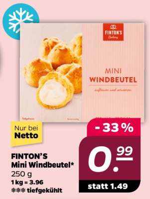 FINTON’S Mini- Windbeutel*
